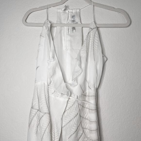 LOVER + FRIENDS White Wrap Tie Maxi Dress - Picture 8 of 13